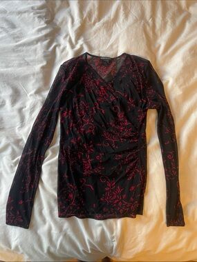 Vintage 90s Vivienne Tam Mesh Top